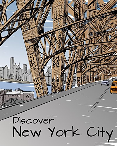 Discover New York City Destination Relaxation (color Your World Coloring Books) [Paperback]