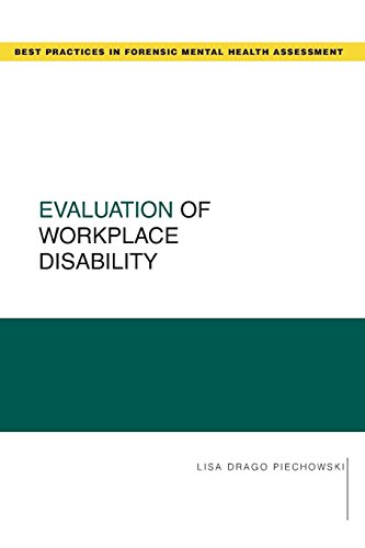 Evaluation of Workplace Disability [Paperback]