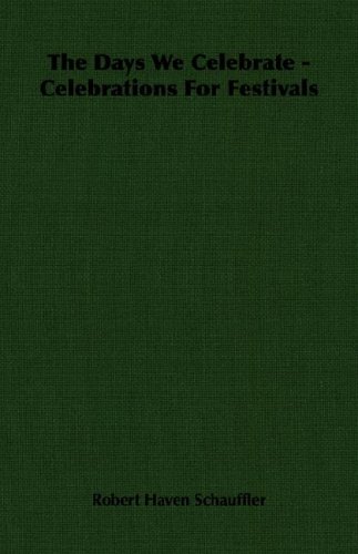 Days We Celebrate - Celebrations for Festivals [Unknown]