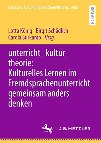 unterricht_kultur_theorie Kulturelles Lernen im Fremdsprachenunterricht gemeins [Paperback]