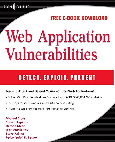 Web Application Vulnerabilities Detect, Exploit, Prevent [Paperback]
