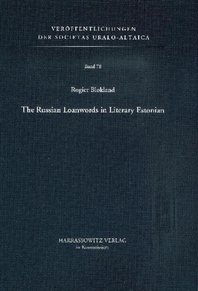 The Russian Loanwords in Literary Estonian [Hardcover]