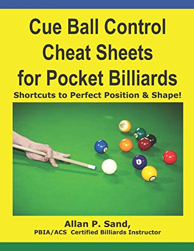 Cue Ball Control Cheat Sheets For Pocket Billiards Shortcuts To Perfect Positio [Paperback]