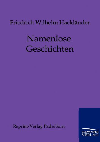 Namenlose Geschichten (german Edition) [Paperback]