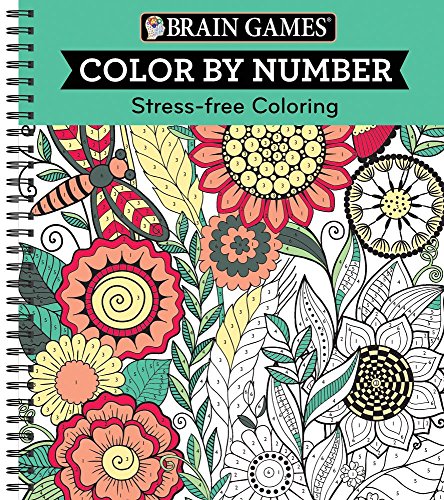 Color By Number Green [Spiral-bound]