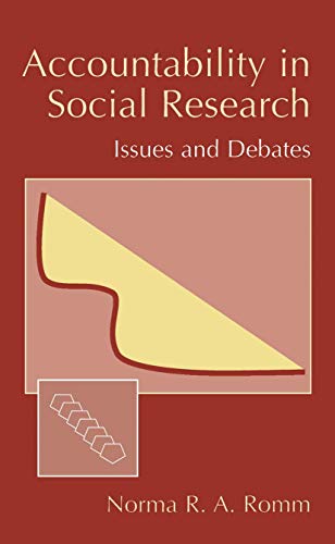 Accountability in Social Research Issues and Debates [Paperback]