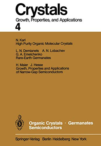 Organic Crystals Germanates Semiconductors [Paperback]