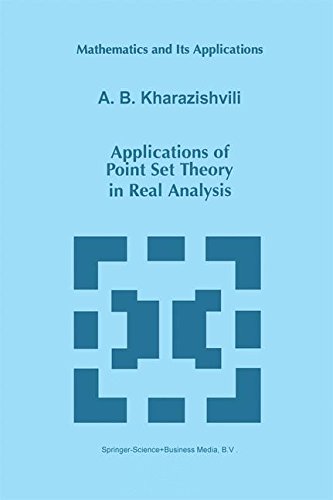 Applications of Point Set Theory in Real Analysis [Paperback]