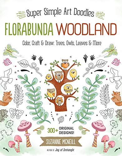 FloraBunda Woodland Super Simple Art Doodles Color, Craft &amp Draw Trees, O [Paperback]
