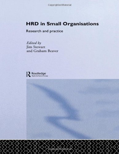 Human Resource Development in Small Organisations Research and Practice [Hardcover]