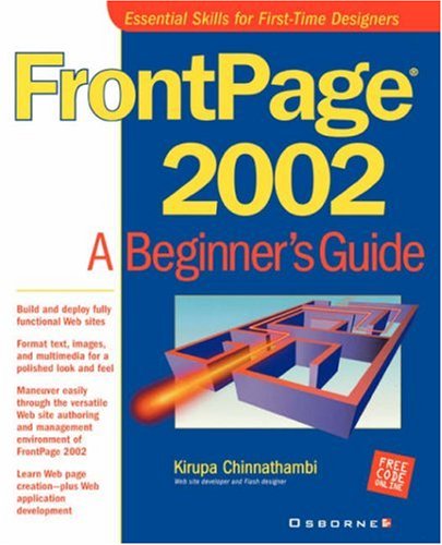 FrontPage 2002  A Beginner's Guide [Paperback]