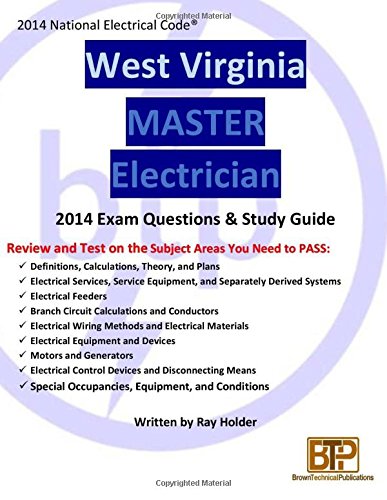 West Virginia 2014 Master Electrician Study Guide [Paperback]