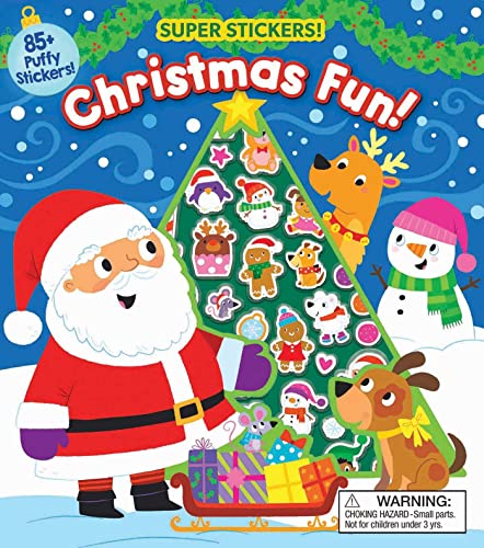 Christmas Super Puffy Stickers Christmas Fun [Paperback]
