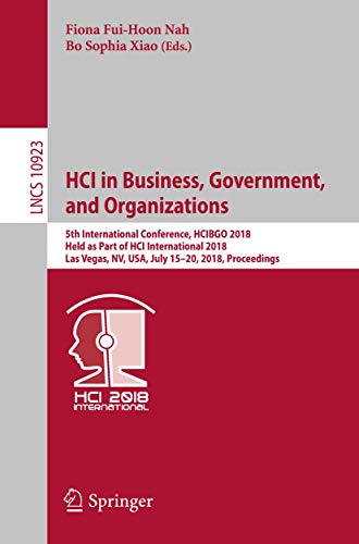 HCI in Business, Government, and Organizations 5th International Conference, HC [Paperback]