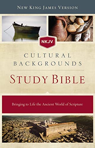 NKJV, Cultural Backgrounds Study Bible, Hardcover, Red Letter: Bringing to Life  [Hardcover]