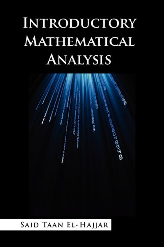 Introductory Mathematical Analysis [Paperback]