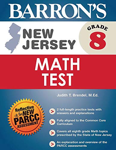 New Jersey Grade 8 Math Test [Paperback]