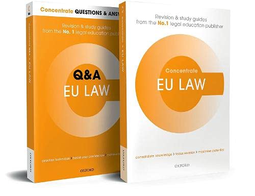 European Union Law Revision Concentrate Pack [Paperback]