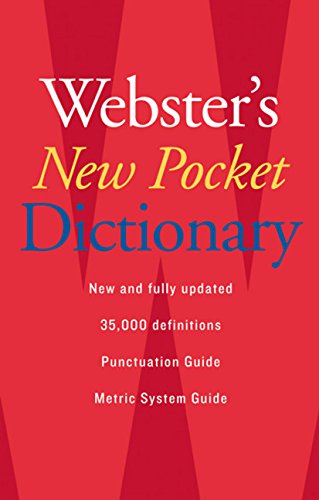Webster&39s New Pocket Dictionary [Paperback]