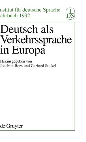 Deutscsh als Verkehrssprache in Europa [Hardcover]