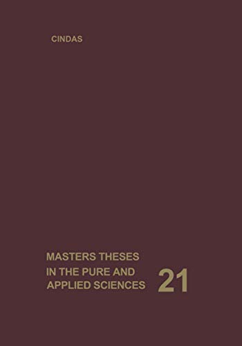 Masters Theses in the Pure and Applied Sciences Accepted by Colleges and Univer [Paperback]
