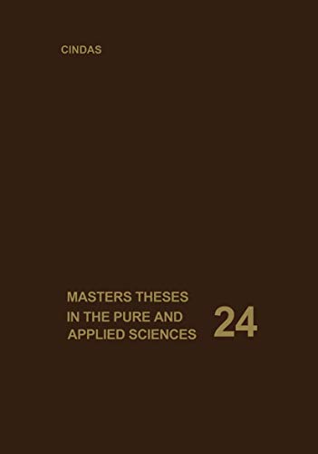 Masters Theses in the Pure and Applied Sciences Accepted by Colleges and Univer [Paperback]