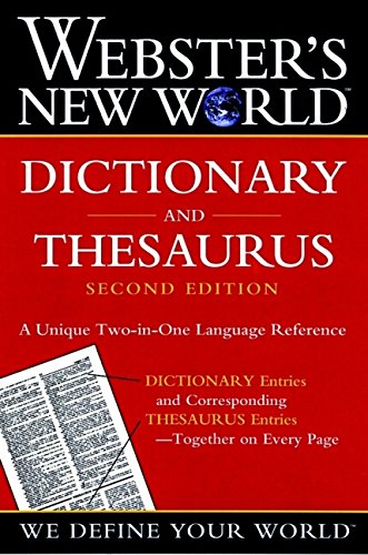 Webster&39s New World Dictionary and Thesaurus, 2nd Edition (Paper Edition) [Paperback]