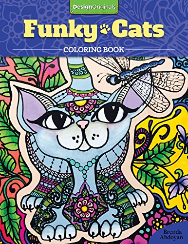 Funky Cats Coloring Book [Paperback]