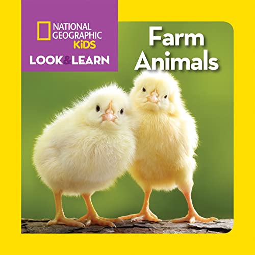 National Geographic Kids Look and Learn Farm Animals [Board book]