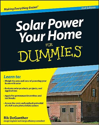 Solar Power Your Home For Dummies [Paperback]