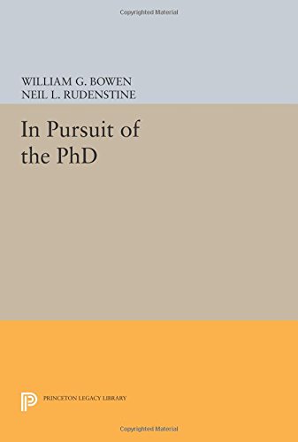 In Pursuit of the PhD [Paperback]