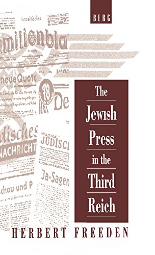 The Jewish Press in the Third Reich [Hardcover]