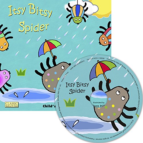 Itsy Bitsy Spider (classic Books With Holes 8x8 With Cd) [Paperback]