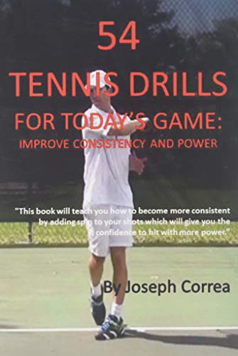 54 Tennis Drills For Today's Game Improve Consistency And Power [Paperback]