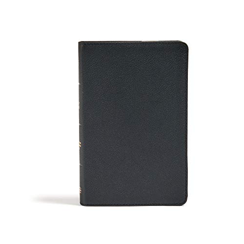 CSB Personal Size Bible, Black Genuine Leather [Unknown]