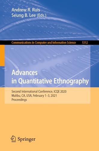 Advances in Quantitative Ethnography Second International Conference, ICQE 2020 [Paperback]