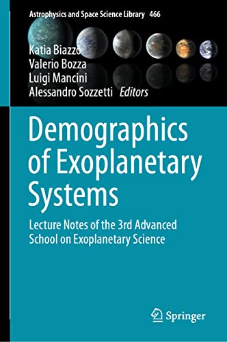 Demographics of Exoplanetary Systems Lecture Notes of the 3rd Advanced School o [Hardcover]