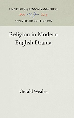 Religion in Modern English Drama [Hardcover]