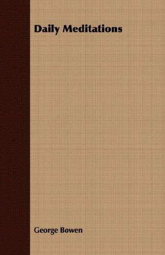 Daily Meditations [Paperback]