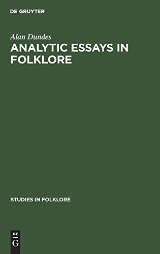 Analytic Essays in Folklore [Hardcover]