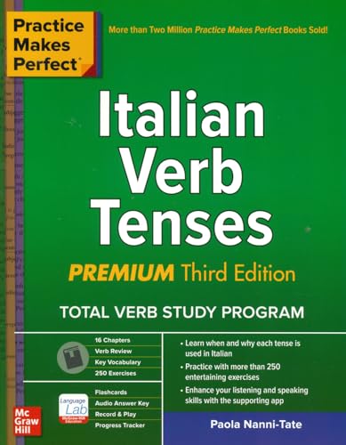 Practice Makes Perfect Italian Verb Tenses, Premium Third Edition [Paperback]