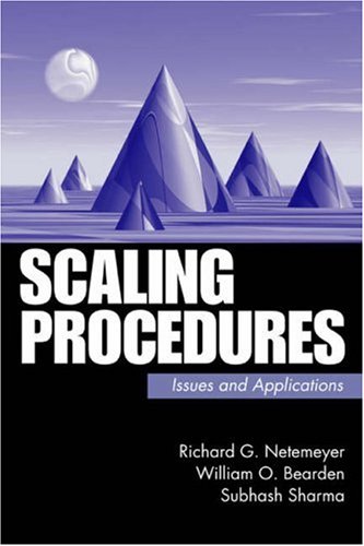 Scaling Procedures Issues and Applications [Hardcover]