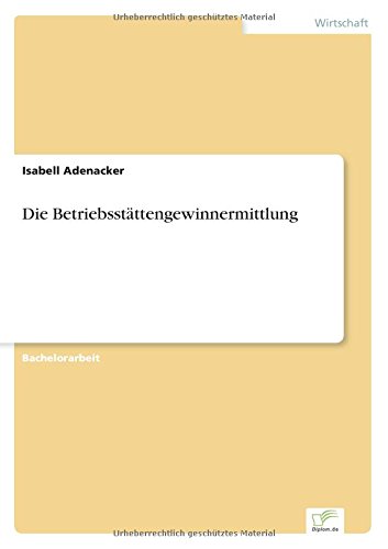 Die Betriebsstttengewinnermittlung (german Edition) [Paperback]