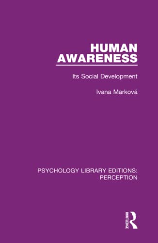 Human Awareness Its Social Development [Hardcover]