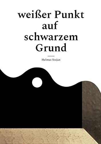Weier Punkt Auf Schwarzem Grund