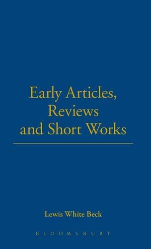 Early Articles, Reviews And Short Works [Hardcover]