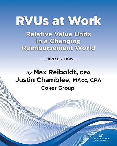 RVUs at Work Relative Value Units in a Changing Reimbursement World [Paperback]
