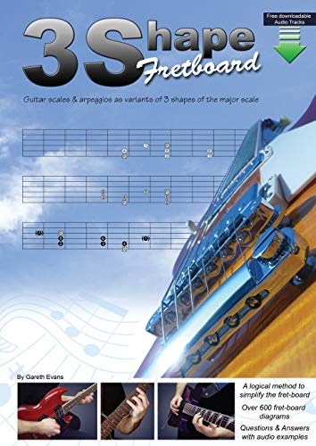 3 Shape Fretboard Guitar Scales & Arpeggios As Variants Of 3 Shapes Of The Majo [Paperback]