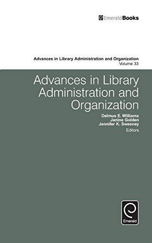Advances In Library Administration And Organization [Hardcover]