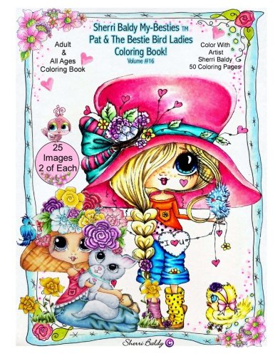 Sherri Baldy My-Besties Pat And The Bird Ladies Coloring Book [Paperback]